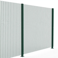Clearview Anti-Klimbeveiligingshek 358 Mesh Gegalvaniseerd Staal Poedercoating 6ft voor Qatar Hoge-niveau Perimeterbeveiligingsprojecten