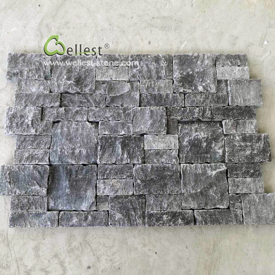 black Tumbled Limestone