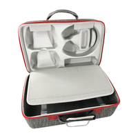 Sac de rangement portable étanche et antichoc EVA pour console PS5 avec compartiment pour accessoires, multicolore, 26x20x41cm