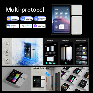 SIXWGH Tuya Smart Life Panneau intelligent 3,5 pouces Interrupteur mural intelligent IR Automatisation de la maison intelligente IoT BLE Mesh TPP06 Fonctionne avec Alexa - Product Image 2