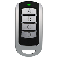 4 boutons pour copier le code en option Télécommande universelle ABS 433.92 mhz Télécommande 4 points