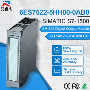 Module de sortie relais Siemens d'origine, neuf, 6ES7522-5HH00-0AB0 SIMATIC S7-1500 DQ 16x230VAC 2A ST - Product Image 1