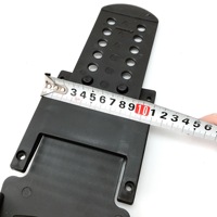 Pedal de Máquina de Remo Ajustable Resistente al Agua, Resistencia al Viento, Plataforma Fija para los Pies, Construcción de Plástico para Ejercicios de Fitness