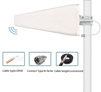 Antenne panneau LPDA extérieure, amplificateur répéteur de signal 4G, amplificateur 2G 3G 4G CDMA GSM DCS