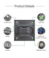 Panel de Pantalla LED Impermeable IP67 de 500x500 mm, Módulo de Pantalla Exterior Totalmente Sellado P3.91 P4 P5