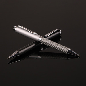 Regalos de negocios, bolígrafos de fibra de carbono, bolígrafo publicitario creativo giratorio de Metal personalizado - Product Image 4