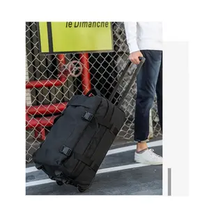 360 Wheel 600D Polyester Foldable Large Travel Bag Luggage