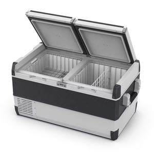 Nevera con compresor grande 95L 12V 24V Nevera Congeladores <span class=keywords><strong>de</strong></span> doble zona para 4x4 todoterreno Coche Caravana al aire libre Camping - Product Image 3