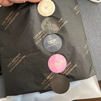 Rouleaux de papier autocollant transparent imperméable pour impression, étiquettes adhésives en papier, feuilles d'étiquettes autocollantes en plastique transparent