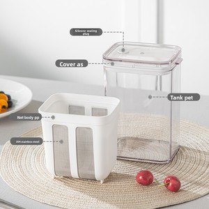 Filtro de yogur de 1100 ml, separador de humedad para queso, máquina casera de yogur griego, pantalla de filtro, herramientas de separación de suero por extracción en frío - Product Image 2