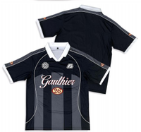 HEALONG 2026 Maßgeschneiderte Retro-Fußballtrikots für Herren, Polokragen Bedrucktes Vintage-Fußballtrikot Athletische Fußballuniform T-Shirt