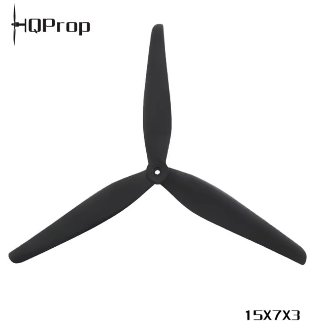 HQProp 15X7X3 3-Blade Propeller Professional Grade for X-Class Heavy-Lift Long-Range Commercial Drones 1Pcs/Pack