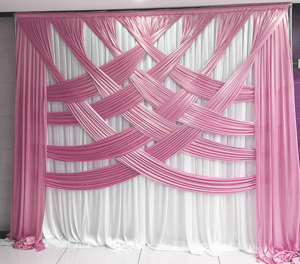 Nhiều loại chéo màn backdrop, sân sau Backdrop Panel rèm cửa, đôi màu Backdrop Panel Rèm cho bé tắm - Product Image 3