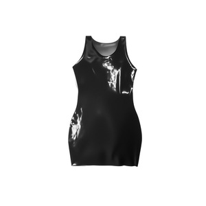 <span class=keywords><strong>Combinaison</strong></span> sexy en <span class=keywords><strong>latex</strong></span> noire, jupe en <span class=keywords><strong>latex</strong></span>, sous-vêtements intimes pour femmes, tissu Dobby ODM, vente en gros - Product Image 2
