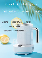 Mug mélangeur électrique thermique double OEM, mug auto-mélangeur, mug à café avec poignée, recharge USB, gobelet pour les voyages