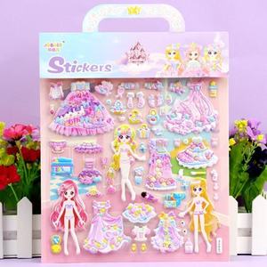 Pegatinas 3D de Espuma para Niños, Lindas, de Dibujos Animados, Hechas a Mano, Decorativas, con Efecto Hinchado, para Juegos de Cambiar de <span class=keywords><strong>Ropa</strong></span>, Pegatinas 3D de Dibujos Animados - Product Image 2