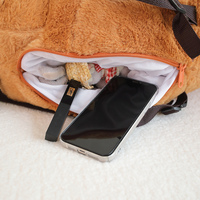 Vente en gros d'usine Sac à dos doux en peluche loutre Animal de mer loutre jouets en peluche personnalisés 50cm