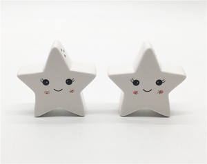Juego de Salero y pimentero de cerámica de 2 porcelana de dibujos animados de alta calidad personalizada - Product Image 4