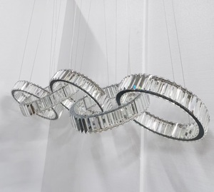 Modern <strong>Luxury</strong> Crystal Ring Chandelier LED Lamps <strong>Light</strong> <strong>Fixture</strong> for Dining Room Bedroom Living Hotel Decoration - Product Image 4
