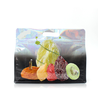 Pochette étanche à la graisse en papier d'aluminium imprimé personnalisé, emballage de viandes, café, grains, thé, bœuf, petits sacs en plastique pour l'emballage