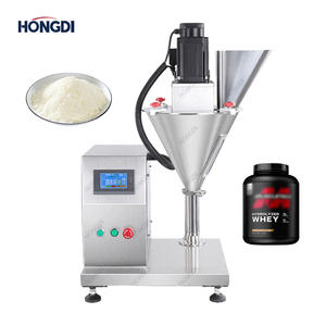 Machine de remplissage de poudre semi-automatique électrique de bureau pour l'emballage alimentaire et chimique avec des matériaux en film/feuille/papier - Product Image 1