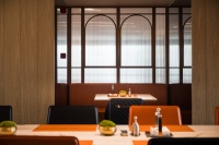 Maßgefertigte Australische Moderne Kaffeehaus- und Fast-Food-Restaurant-Esszimmergarnitur, Metall-Küchen-Esszimmer-Restaurant-Tischsets