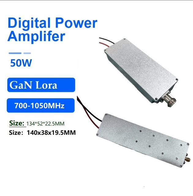 RuiHua 50W 700-1050MHz GaN RF Power Amplifier Module Anti LoRa FPV Remote Control Indoor/Outdoor Security Protection Signal