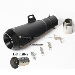 Silenciador de tubo de <span class=keywords><strong>Escape</strong></span> Universal para motocicleta, acero inoxidable, para CRF 230 CB650F YFZ GSXR750 CBR500RR ZX6R <span class=keywords><strong>ER6N</strong></span> - Product Image 4