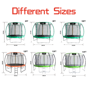 Trampolín Profesional para Jardín de 6, 8, 10 y 12 Pies con Red de Seguridad, Ideal para Diversión y Ejercicio en <span class=keywords><strong>el</strong></span> Patio Trasero - Product Image 3