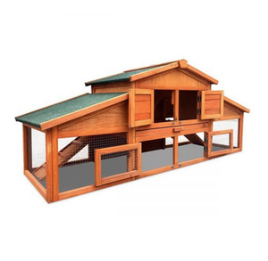 Yüksek kaliteli açık tavşan kafesi arka evcil hayvan kafesi ahşap tavuk kümesi - Product Image 3