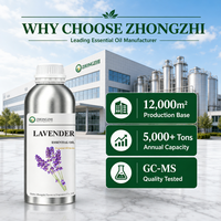 Huile Essentielle de Lavande Naturelle Purifiante (Lavandula Angustifolia) pour Linge Frais et Nettoyage Domestique