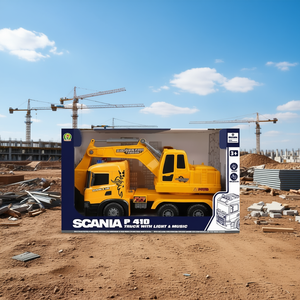 Camión Excavador Scania P 410 con Luz y Música, Vehículo de Juguete de 56 cm - Product Image 3