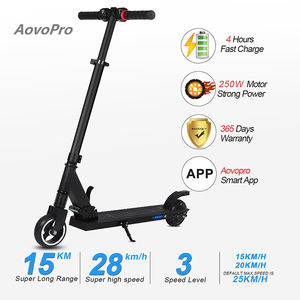 <span class=keywords><strong>Mini</strong></span> patinete eléctrico Aovopro Esmini de 250W, Kickscooter portátil de micromovilidad, rueda plana ajustable, almacén del Reino Unido - Product Image 3