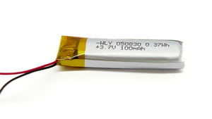 カスタムサイズ ポリマーリチウムイオン電池 050830 500830 100mAh 3.7V リチウムイオン小型電池 スマートウォッチ用 - Product Image 3