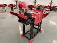 Nouvelle Hacheuse à Fourrage Diesel en Aluminium Haute Capacité et Faible Bruit, Mini Broyeur de Paille pour Alimentation Animale, Déchiqueteuse d'Ensilage et d'Herbe