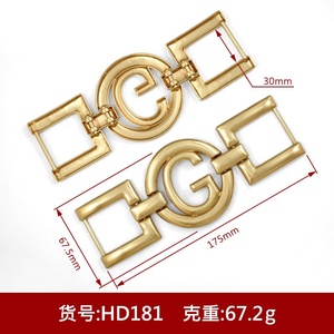 Fibbia a Catena in Lega di Zinco Placcata all'Ingrosso, Modello HD151, per Abiti da Donna, Cinture, Borse, Scarpe, Dimensione Interna 30mm - Product Image 6