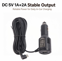 Cargador de Coche DC a DC, Adaptador de Encendedor de Cigarrillos, Mini USB para Cámara de Coche, DVR, Navegación GPS, 5V 3A, Cargador de Coche Dual USB