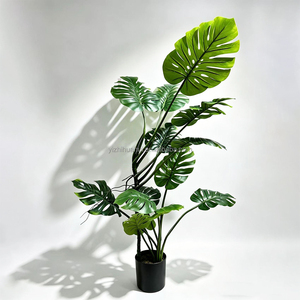 Nouveau produit <span class=keywords><strong>d</strong></span>'usine haut de gamme : Feuilles artificielles de Monstera en faux tronc <span class=keywords><strong>d</strong></span>'<span class=keywords><strong>arbre</strong></span> ancien, vertes et plantées, pour la <span class=keywords><strong>d</strong></span>écoration de jardin intérieur - Product Image 5