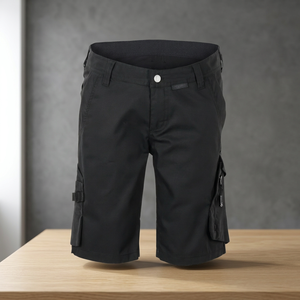 Black <b>Cargo</b> <b>Shorts</b> for <b>Women</b> High Waist Utility <b>Short</b> Pants with Pockets Casual Outdoor Wear - Product Image 2