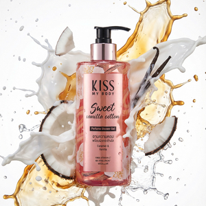 Gel de Ducha Perfumado Kiss My Body, Aroma Dulce a Vainilla y Algodón, 380 ml, Compañero Perfecto para la Ducha Antes de Dormir, para una Noche Relajante - Product Image 4