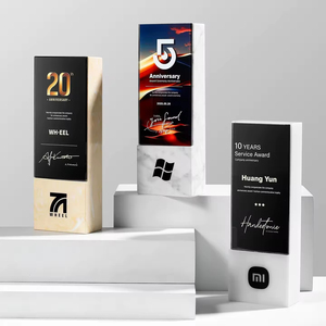 Tarjeta de Autorización Personalizable de Mármol, Placa Conmemorativa, Copa de Premio, Diseño Creativo de Medalla para Concesionarios de Honor, Trofeos Personalizados - Product Image 1