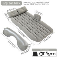 Matelas pneumatique de camping pour voiture, fabrication OEM en gros, pour siège arrière de voiture, lit gonflable de voyage, mobilier d'extérieur