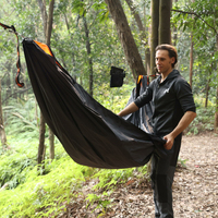 Grand hamac portable ultraléger avec moustiquaire et tente hamac Jungle avec moustiquaire