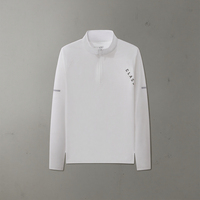 Nouvelle Collection Automne – Blouson Homme à Demi-Zip, Col Montant, Décontracté, Sportif, Respirant, Séchage Rapide, 100% Polyester pour l'Hiver