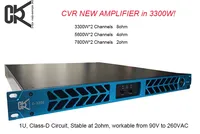 Amplificateurs de puissance audio haute qualité CVR 3300W 2 canaux D-3302 avec connexion DSP
