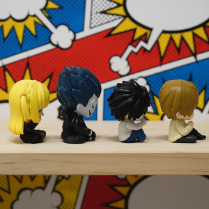 ฟิกเกอร์อนิเมะญี่ปุ่นดีไซน์ใหม่ ชุด 4 ตัว  ตัวละครเดธโนต้า  ฟิกเกอร์แอคชั่นเวอร์ชั่น Q ไลท์ ยาคามิ เรม ของเล่นตั้งโชว์บนโต๊ะ - Product Image 2
