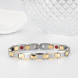 थोक महिला आभूषण चुंबकीय स्वास्थ्य टंगस्टन कंगन जापानी जर्मेनियम स्वास्थ्य ऊर्जा पत्थर आभूषण - Product Image 5