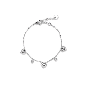 Amy Amy – Bracelet à breloques en argent 925 avec pendentif en forme de cœur pour femmes, usage quotidien, style romantique, bijoux fins P0172 - Product Image 5