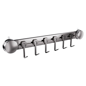 Suction Cup Door <b>Hooks</b> Rectangle Self Adhesive Strong Load Bearing Coat Rack Bathroom <b>Wall</b> <b>Hook</b> No Drill Installation - Product Image 5