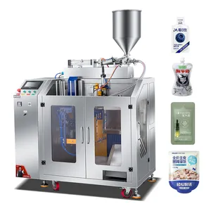 Best-selling fully automatic paste sealing machine juice gel shampoo cream oil liquid stand-up pouch filling machine